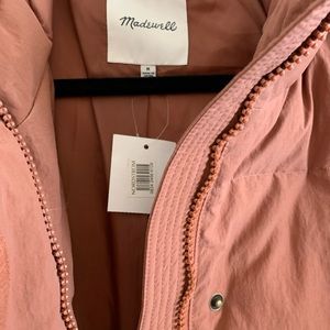 Madewell holland puffer parka quilted warm size m runs large
